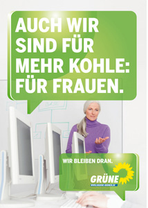 Wahlplakat, B&uuml;ndnis 90 Die Gr&uuml;nen